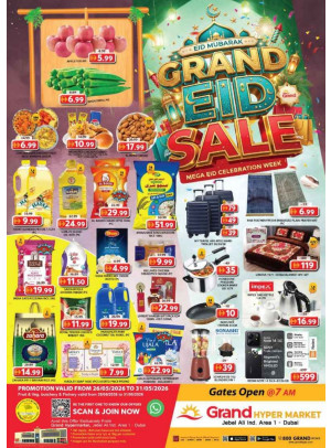 Grand Eid Sale - Grand Hypermarket Jebel Ali